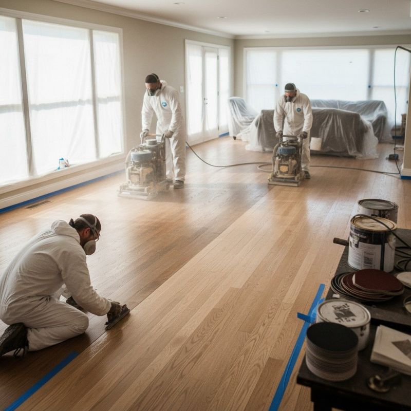 Hardwood Floor Refinshing